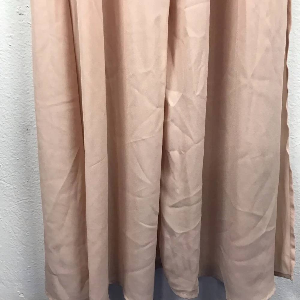Show Me Your Mumu Heather Maxi Dress Mauve Tan V-Neck Sleeveless Large - Picture 14 of 15